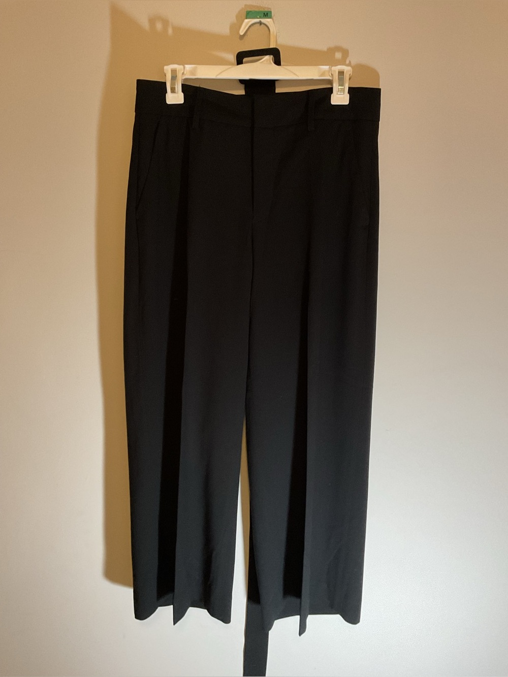 Banana Republic Black Wide-Leg Trousers